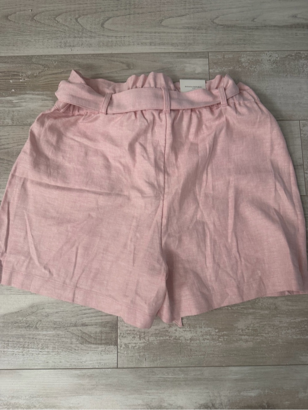 Banana Republic Linen Blend Tie Waist Shorts - size L NWT - Picture 3 of 8
